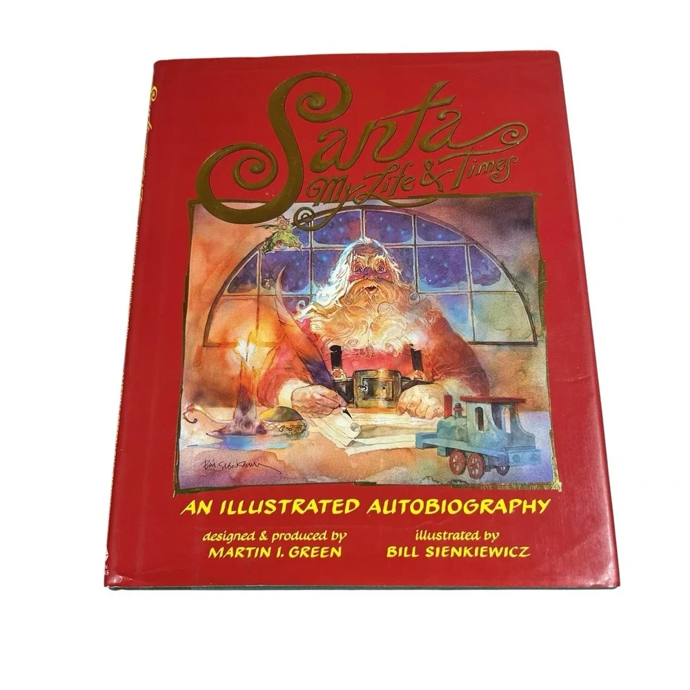 Vtg Santa My Life and Times An Autobiography by Jared Green Hardcover 1st Ed '98